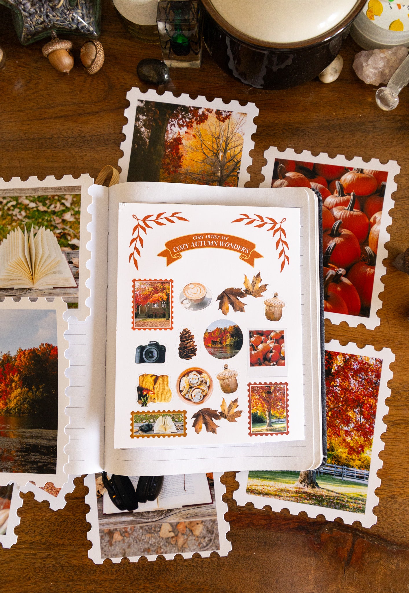 Cozy Autumn Wonders Sticker Sheet