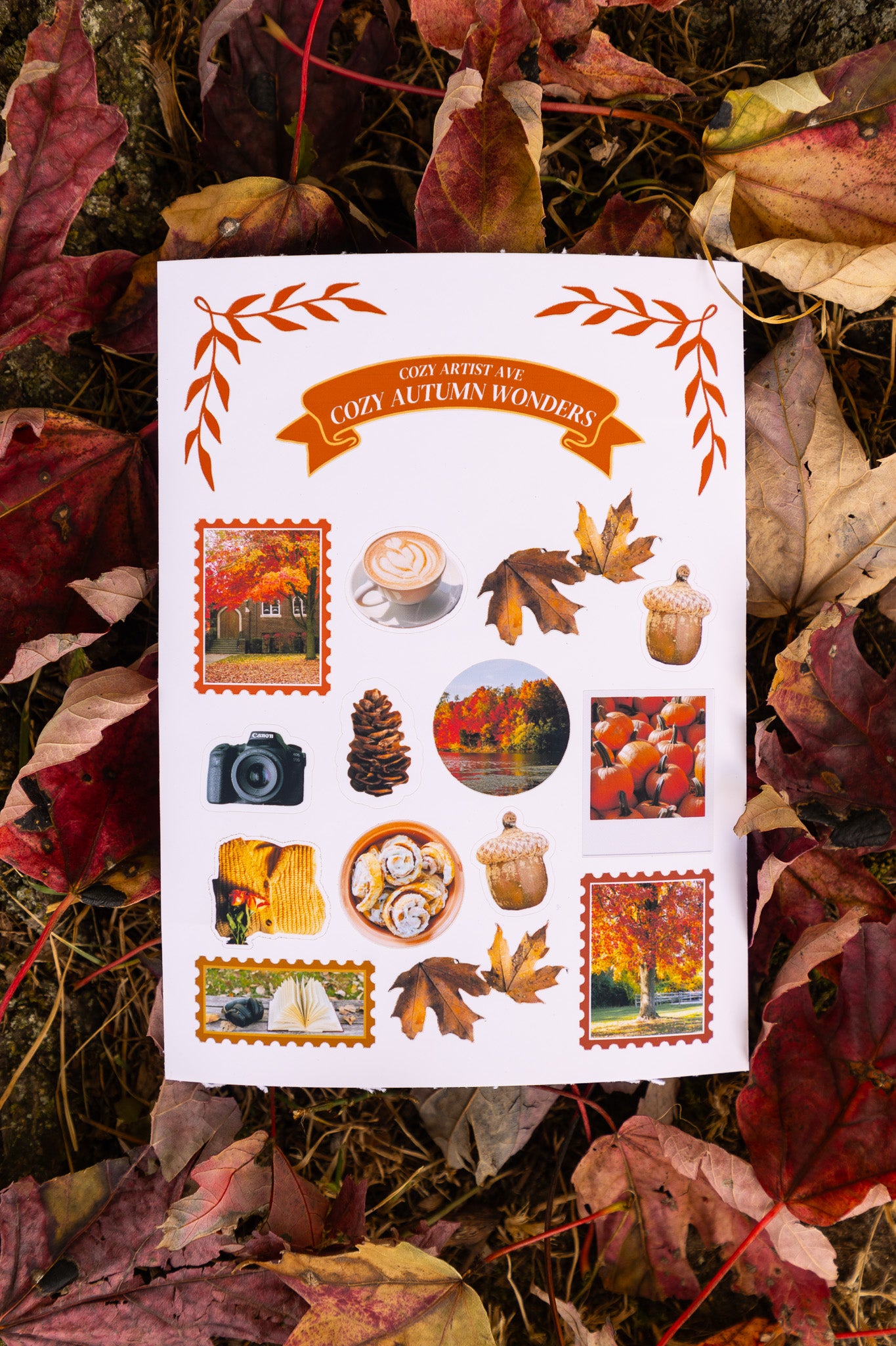 Cozy Autumn Wonders Sticker Sheet