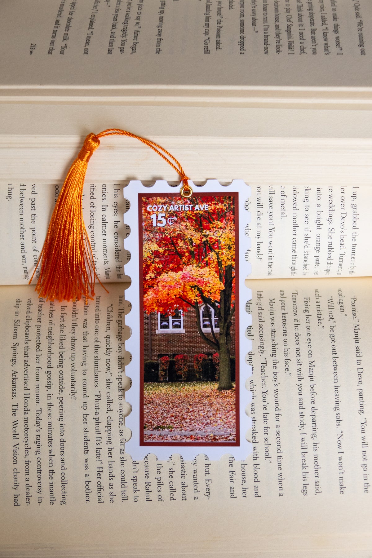 Cozy Season Bookmark