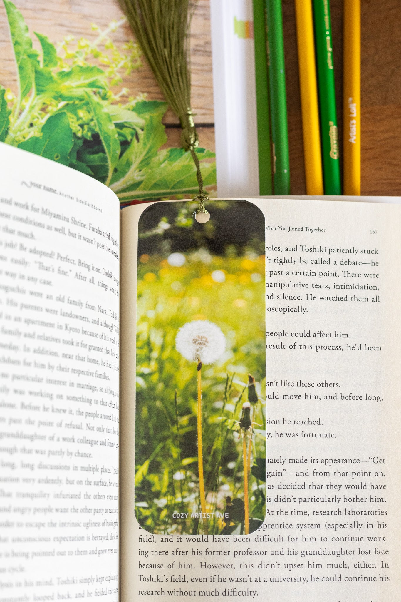 Dandelion Bookmark
