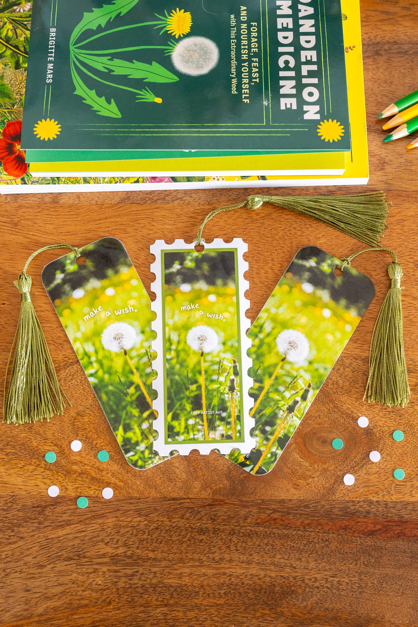 Dandelion Bookmark