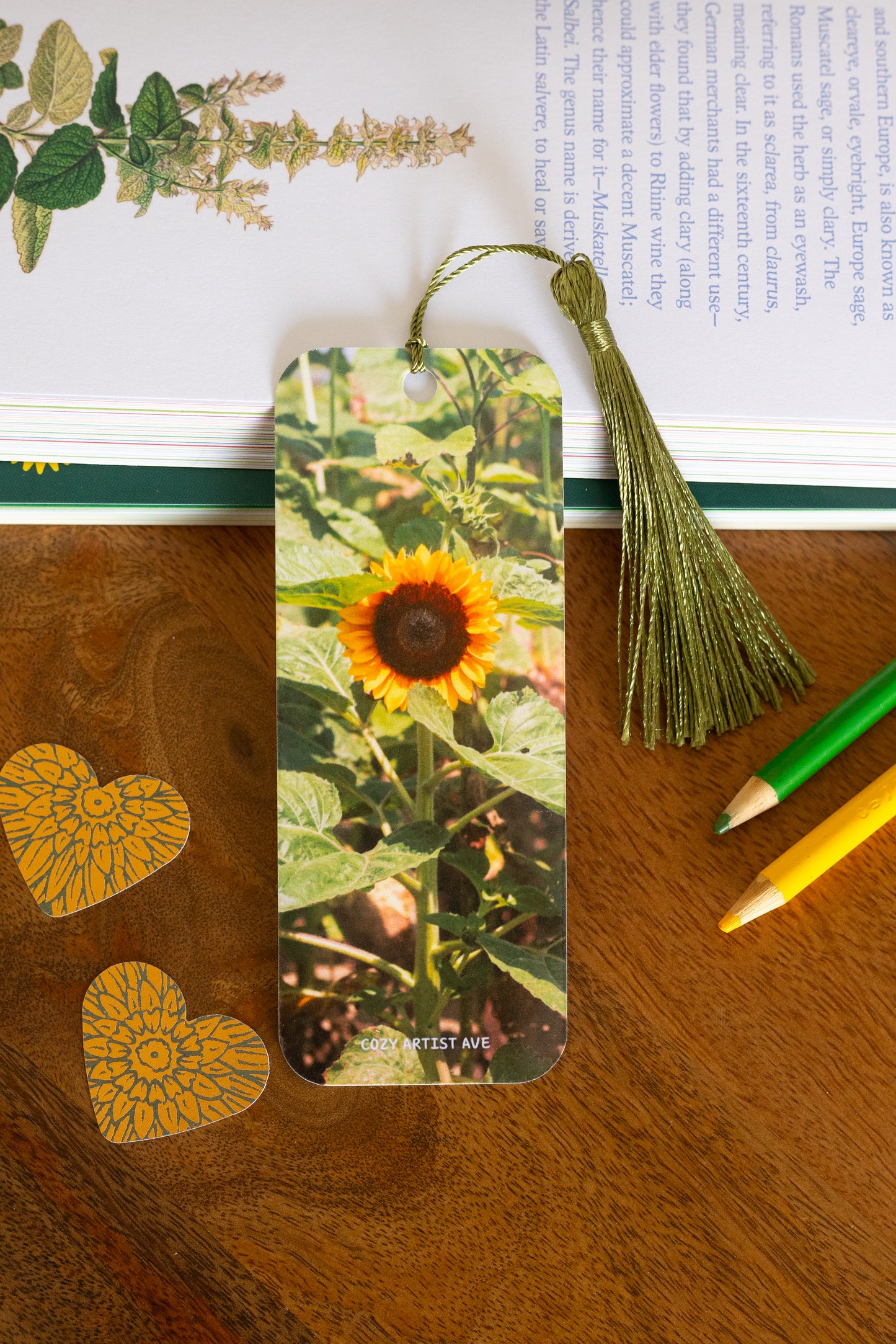 Sunflower Bookmark