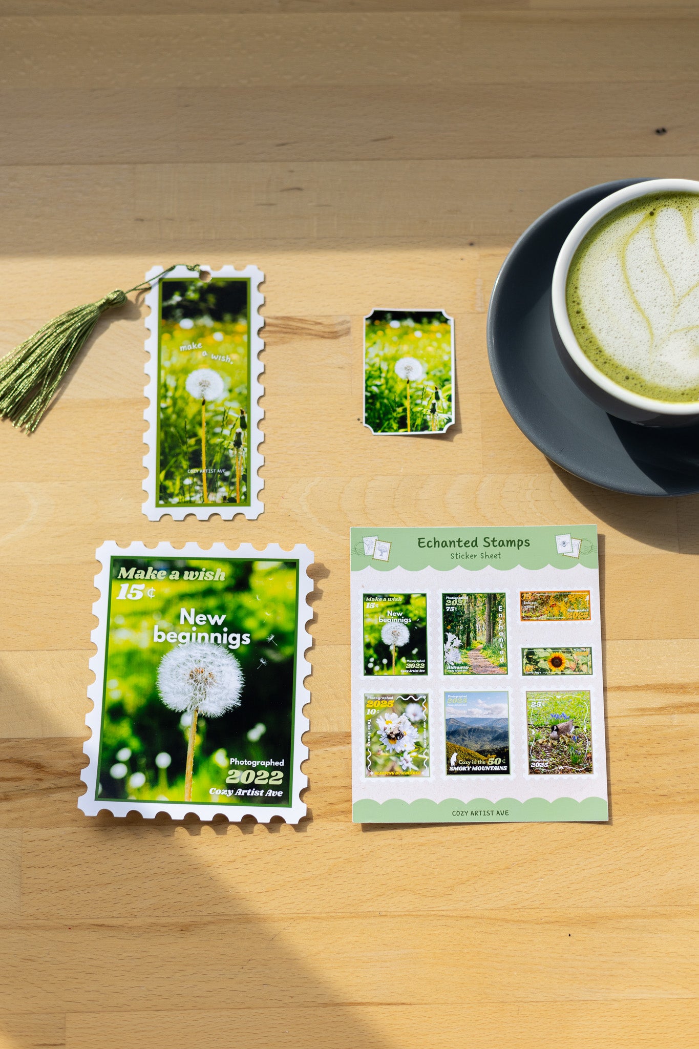 Enchanted Stamps Sticker Sheet