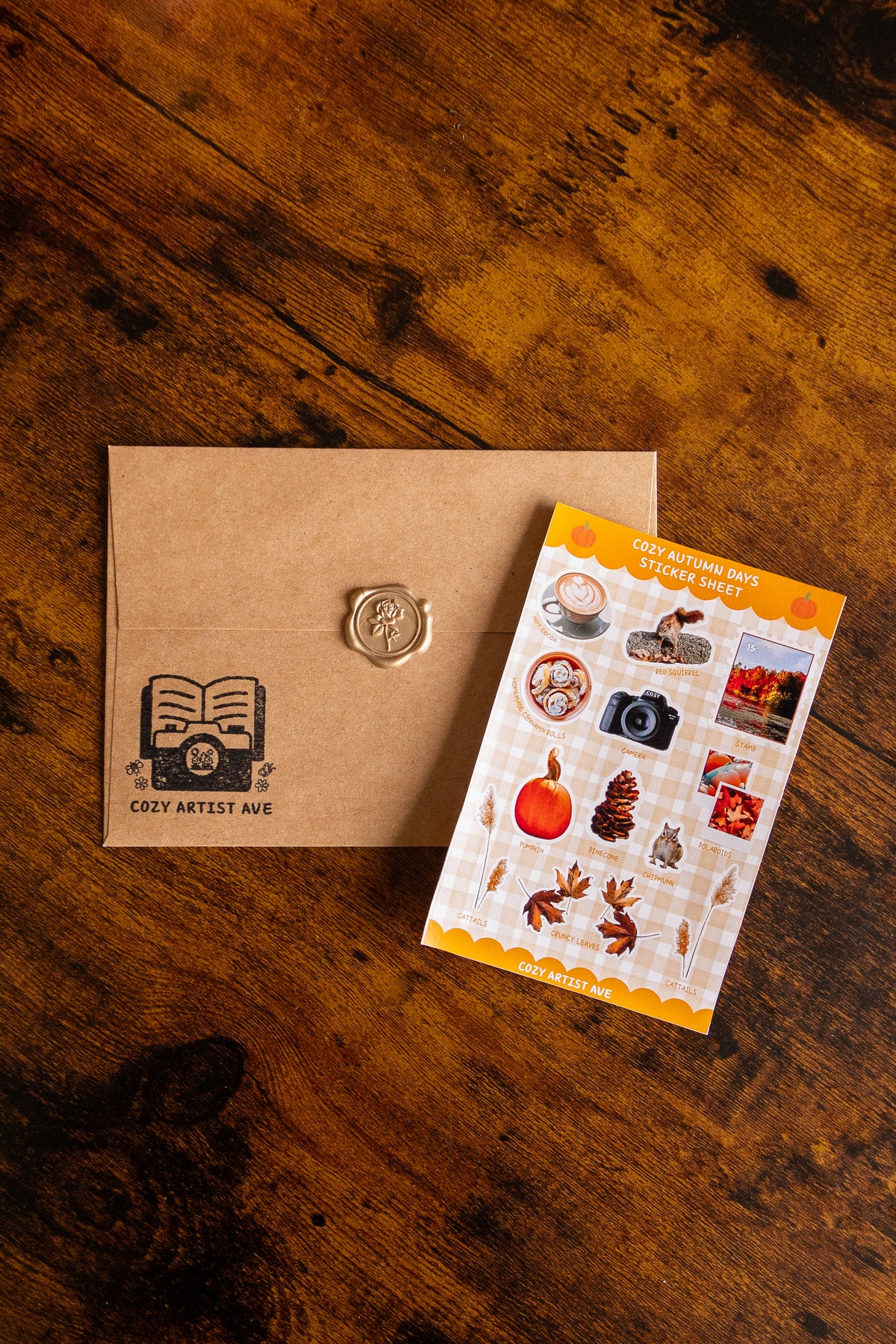 Cozy Autumn Days Sticker Sheet