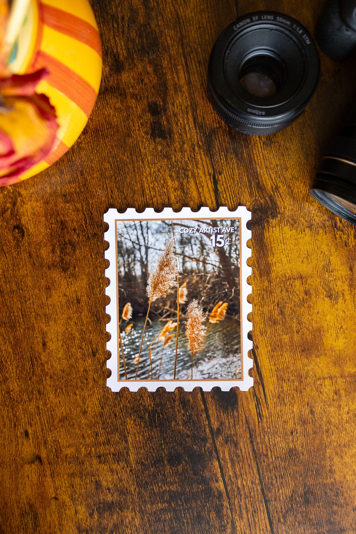 Wispy Cattails Print