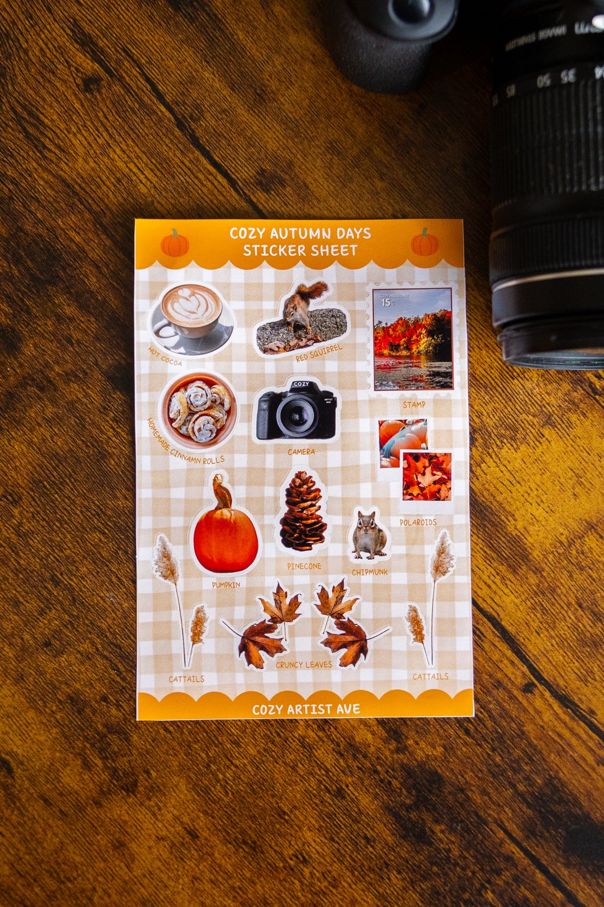 Cozy Autumn Days Sticker Sheet