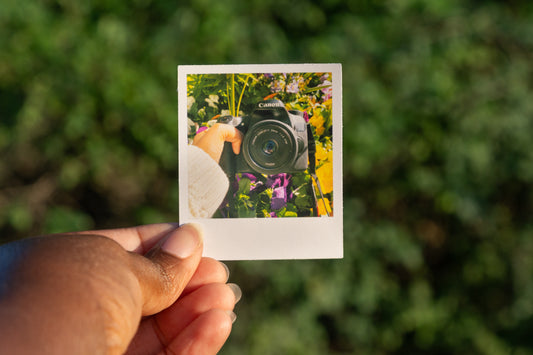 Say Cheese Polaroid Sticker