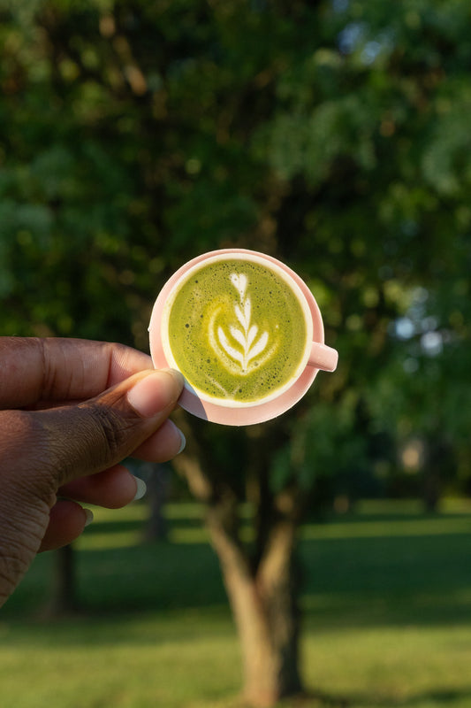 Matcha Latte Art Sticker