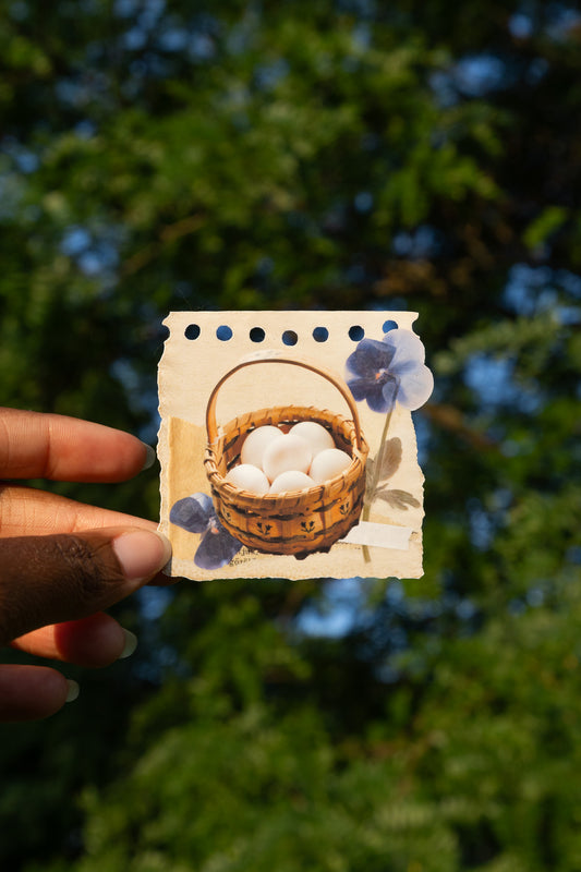 Scrapbook Eggs Sticker