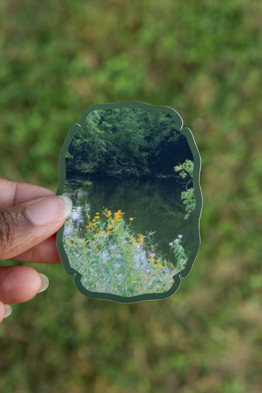 Window to Another World Sticker