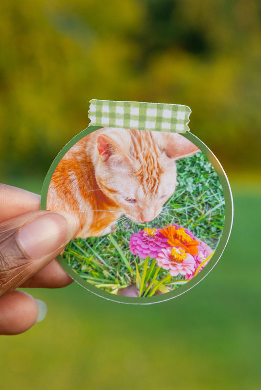 Garden Cat Sticker