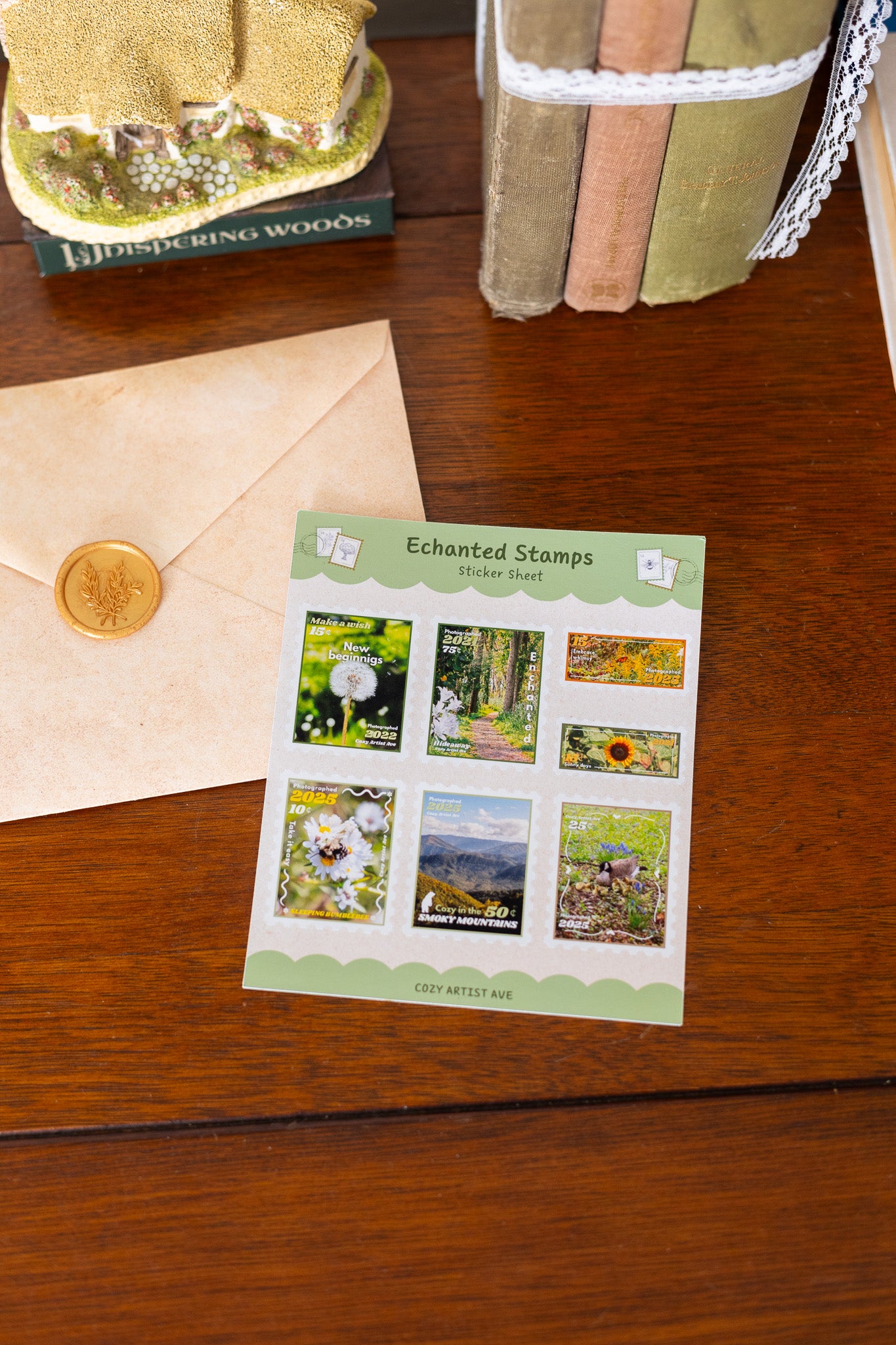 Enchanted Stamps Sticker Sheet