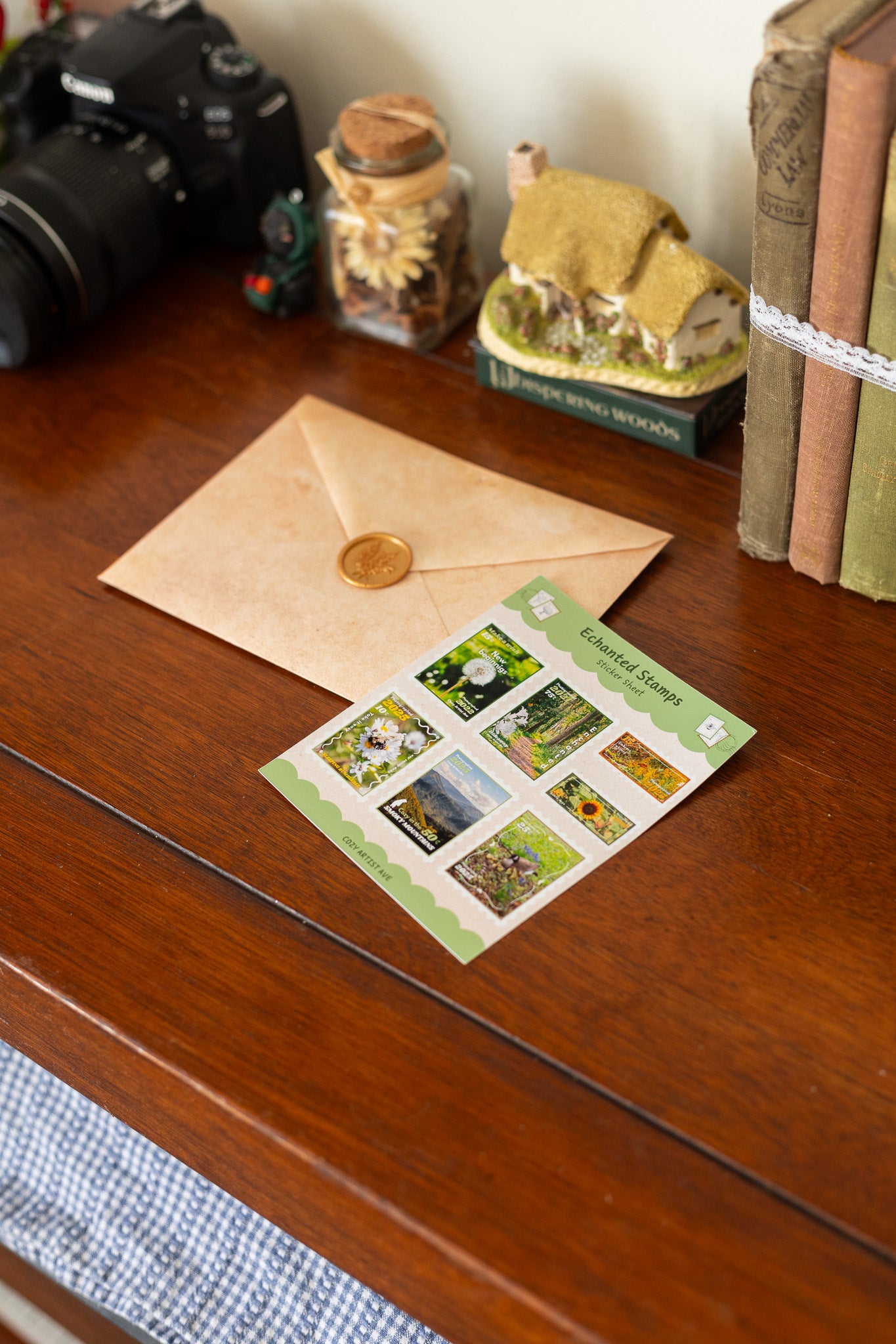 Enchanted Stamps Sticker Sheet