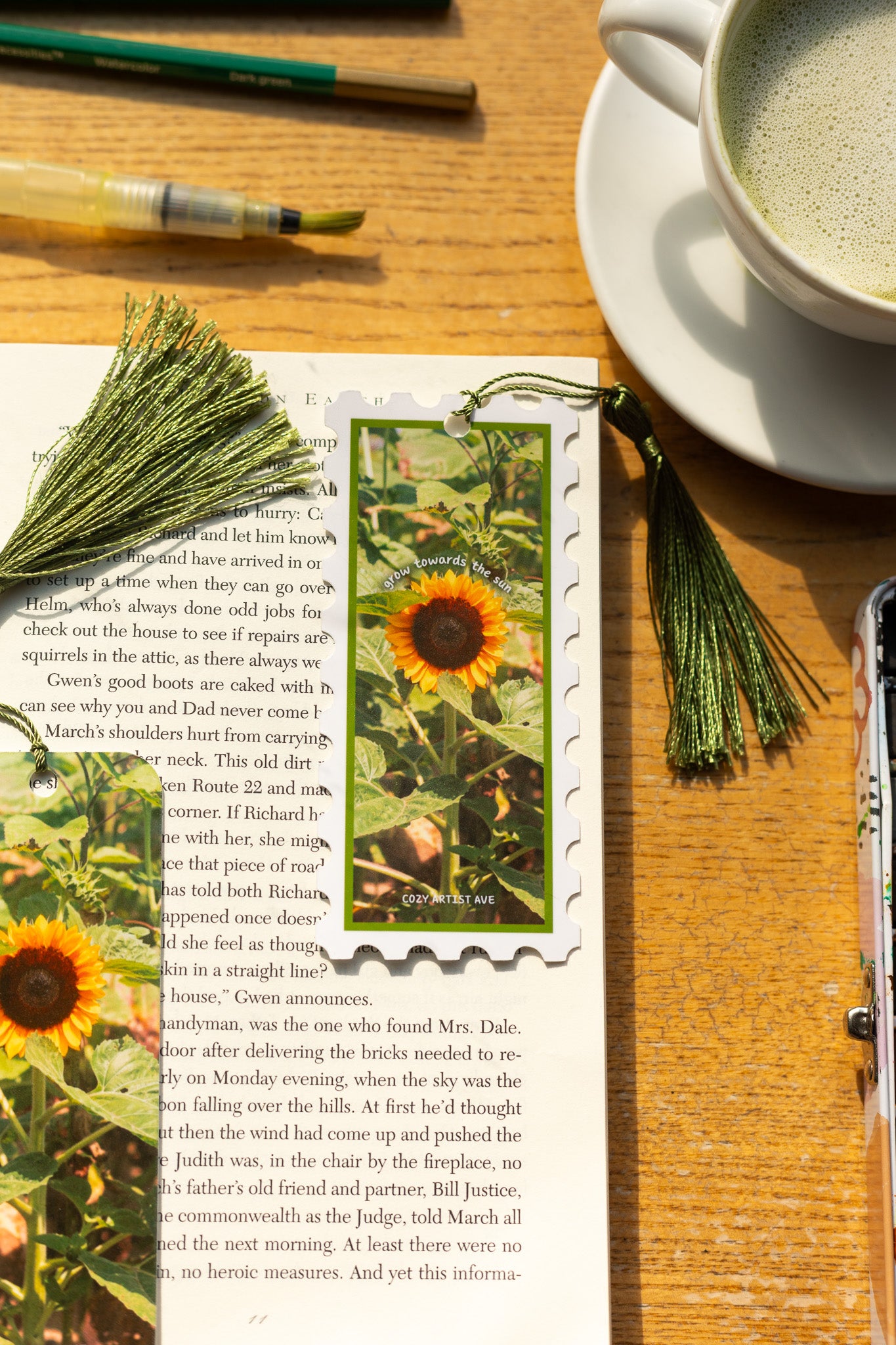 Sunflower Bookmark