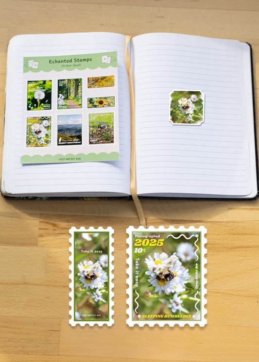 Sleepy Bumblebee Stationery Kit 🐝